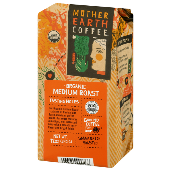 Mother Earth Organic Medium Roast Ground Coffee | Hy-Vee Aisles Online ...