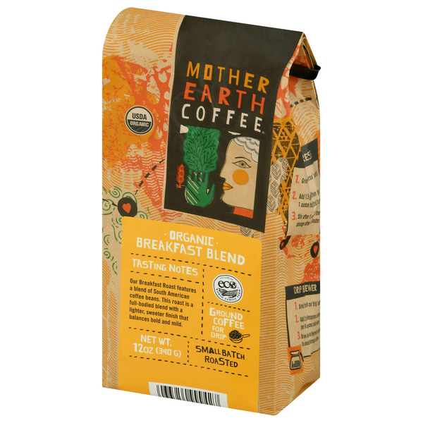 Mother Earth Organic Breakfast Blend Ground Coffee | Hy-Vee Aisles ...