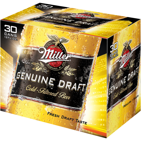 Miller Genuine Draft Beer 30 Pack | Hy-Vee Aisles Online Grocery