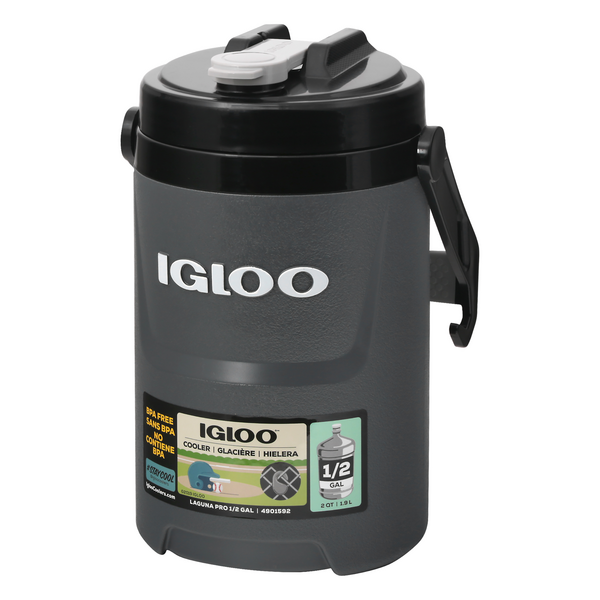 Igloo Laguna Half Gallon Beverage Cooler - Charcoal - Curacao