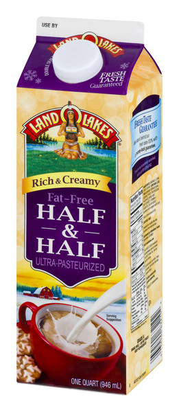 What Are the Ingredients in Fat Free Half and Half ?