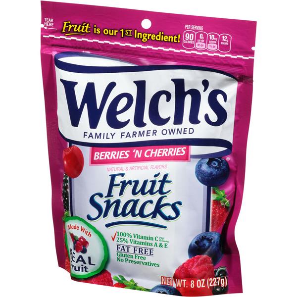 Welch's Fruit Snacks Berries 'n Cherries HyVee Aisles Online Grocery