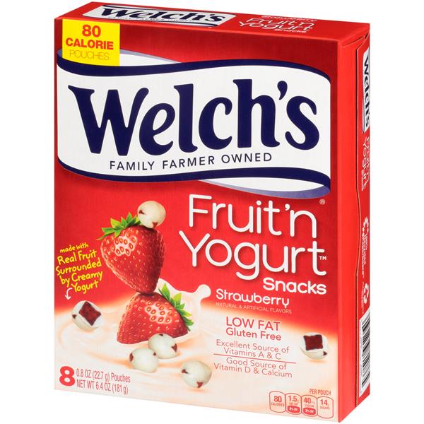Welch's Strawberry Fruit 'n Yogurt Snacks 80.8 oz Pouches HyVee
