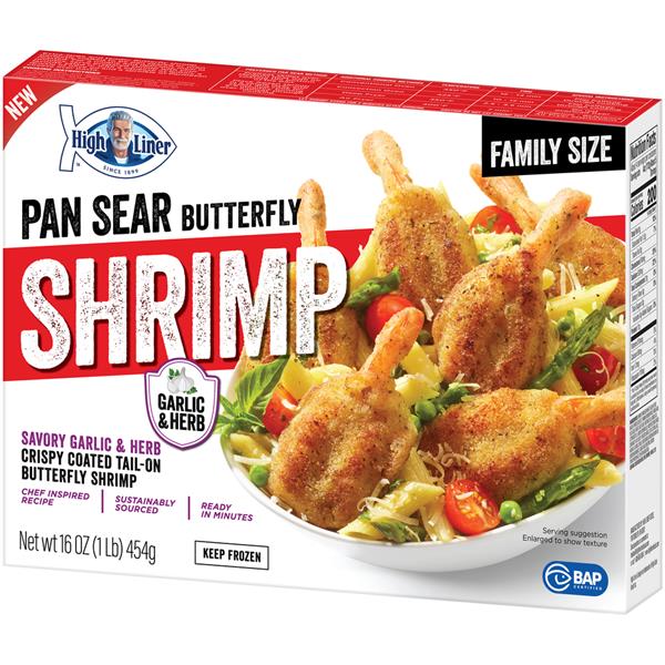 High Liner Pan Sear Butterfly Garlic & Herb Shrimp Family Size HyVee
