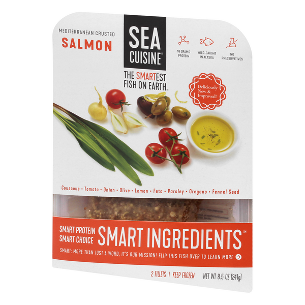 Sea Cuisine Mediterranean Crusted Salmon Fillets 2Ct | Hy-Vee