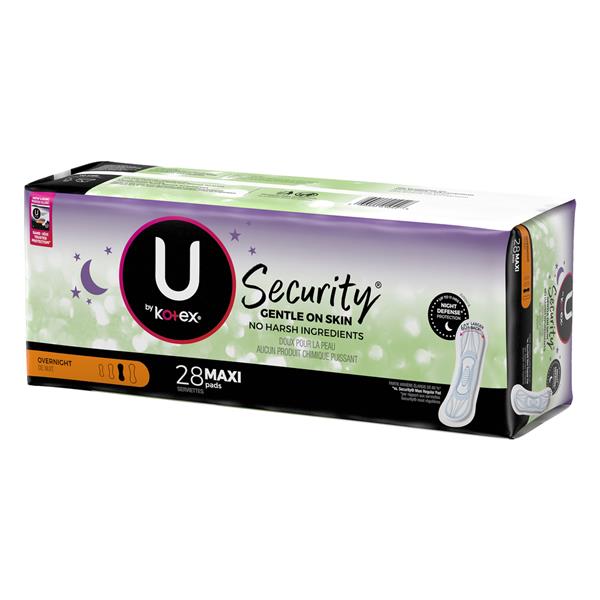 U By Kotex Security Maxi Overnight Pads
