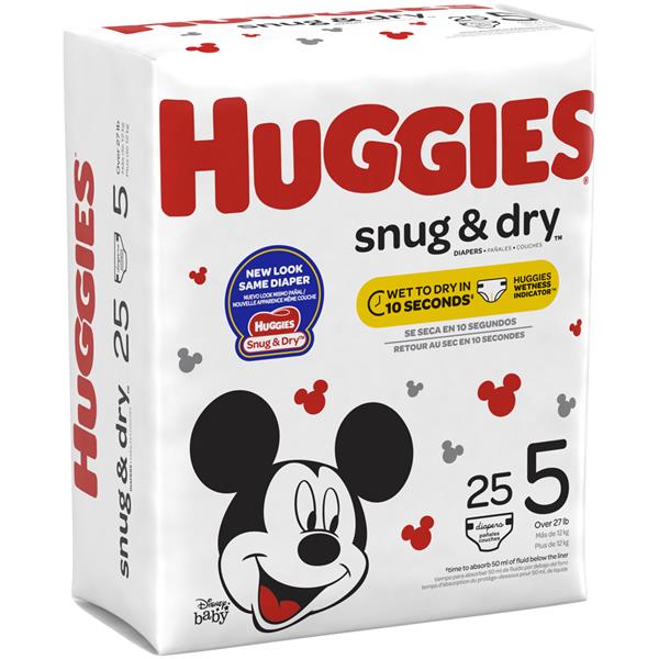huggies snug n dry size 5