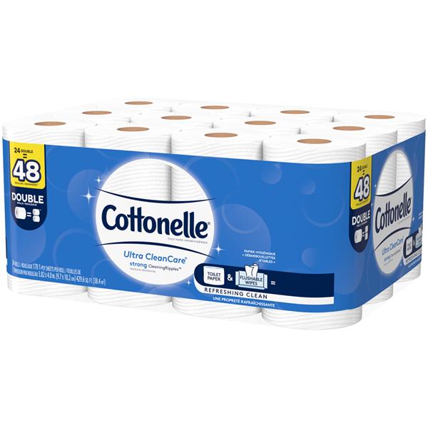 Cottonelle Ultra Clean Care Double Roll Bath Tissue | Hy-Vee Aisles ...