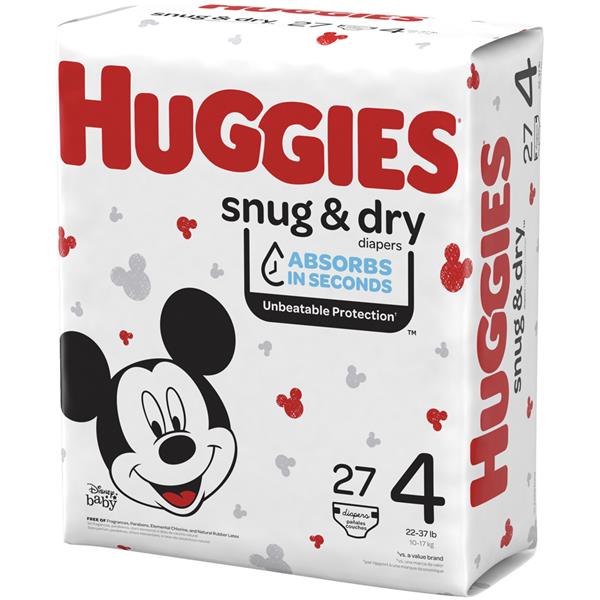 huggies snug dry size 4