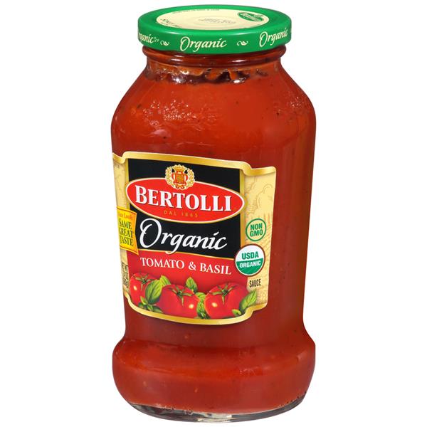 Bertolli Organic Tomato & Basil Pasta Sauce | Hy-Vee Aisles Online ...