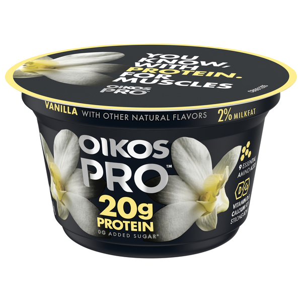 Oikos Pro Vanilla Yogurt HyVee Aisles Online Grocery Shopping