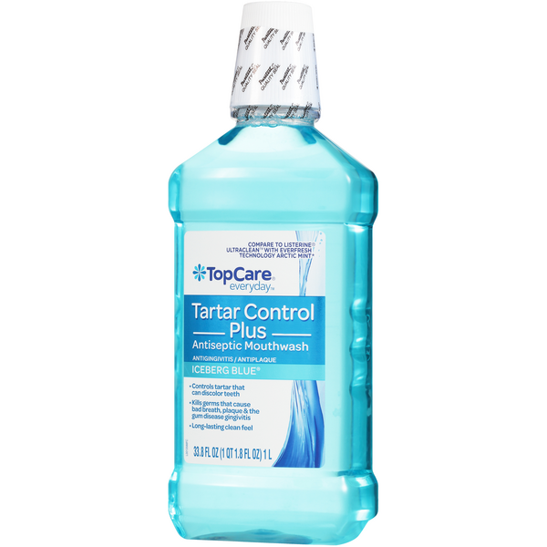 Topcare Iceberg Blue Tartar Control Plus Antiseptic Mouth Rinse 