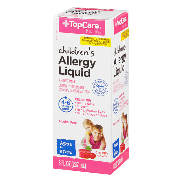 TopCare Children's Allergy Liquid Cherry Flavor HyVee Aisles Online