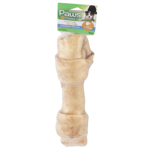 Paws Happy Life Chicken Flavor Beefhide Bone For Dogs HyVee Aisles