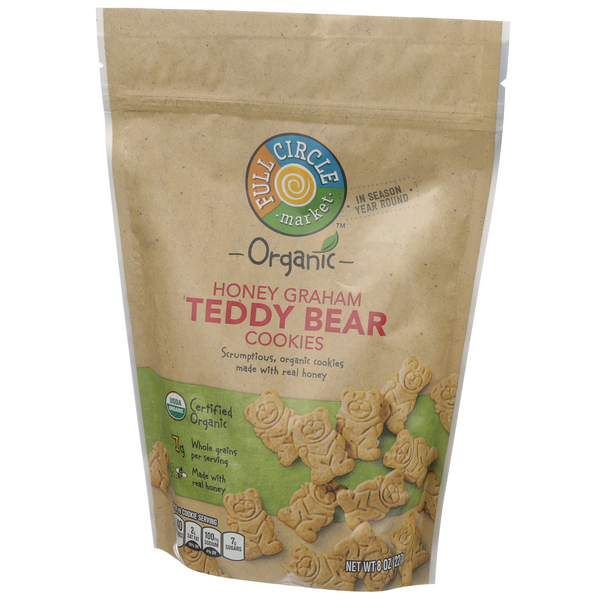 Full Circle Organic Honey Graham Teddy Bears Cookies HyVee Aisles