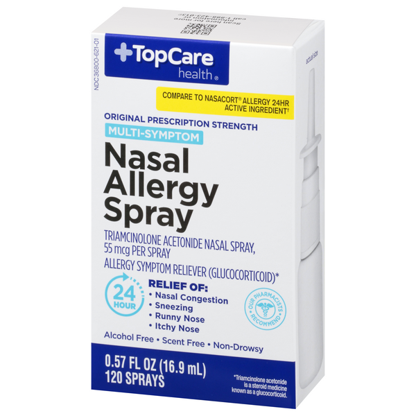 TopCare Nasal Allergy Spray 120 Sprays | Hy-Vee Aisles Online Grocery ...