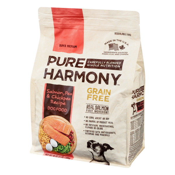 Pure Harmony Grain Free Salmon Pea & Chickpea Recipe Dry Dog Food | Hy