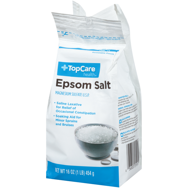 Topcare Epsom Salt Magnesium Sulfate Usp Saline Laxative HyVee