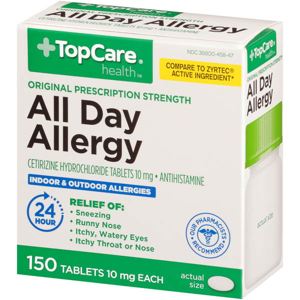 TopCare All Day Allergy Tablets HyVee Aisles Online Grocery Shopping