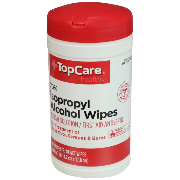 TopCare, Isopropyl Alcohol Wipes, 70 Solution HyVee Aisles Online