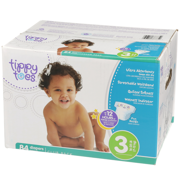 Tippy toes sale diapers walmart