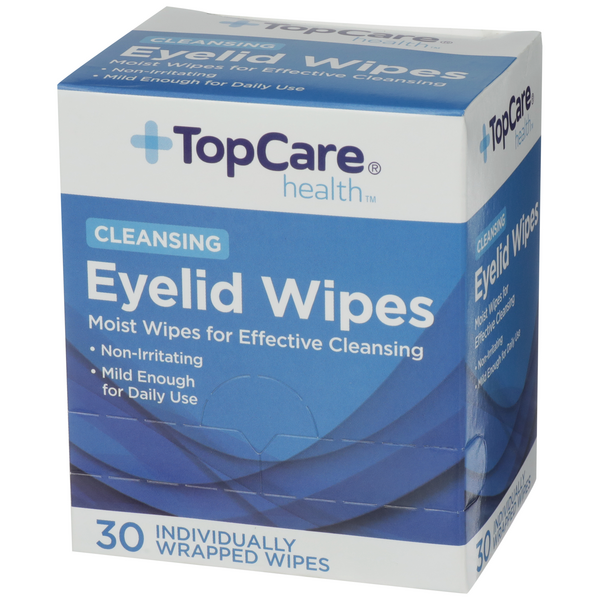 TopCare Cleansing Eyelid Wipes HyVee Aisles Online Grocery Shopping