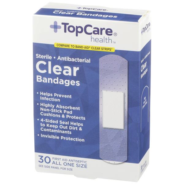 TopCare Clear Bandages All One Size HyVee Aisles Online Grocery Shopping
