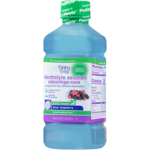 Tippy Toes Blue Raspberry Pediatric Advantage Care Electrolyte | Hy-Vee ...