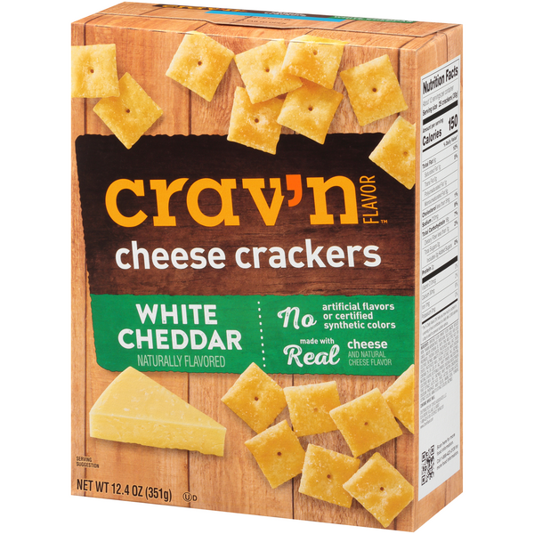 Crav'N Flavor White Cheddar Cheese Crackers | Hy-Vee Aisles Online ...