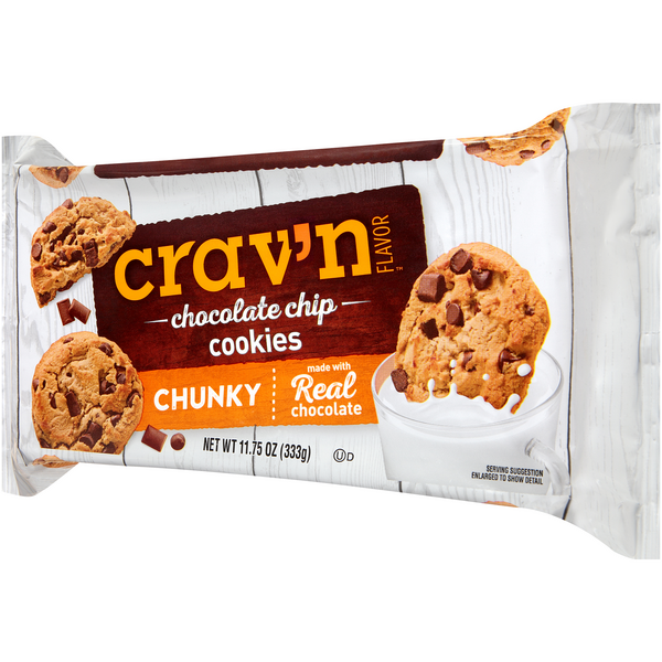 Crav'N Flavor Cookies, Chocolate Chip, Chunky HyVee Aisles Online