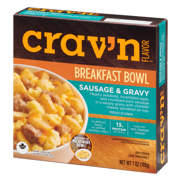 Crav'N Flavor Breakfast Bowl, Sausage & Gravy HyVee Aisles Online