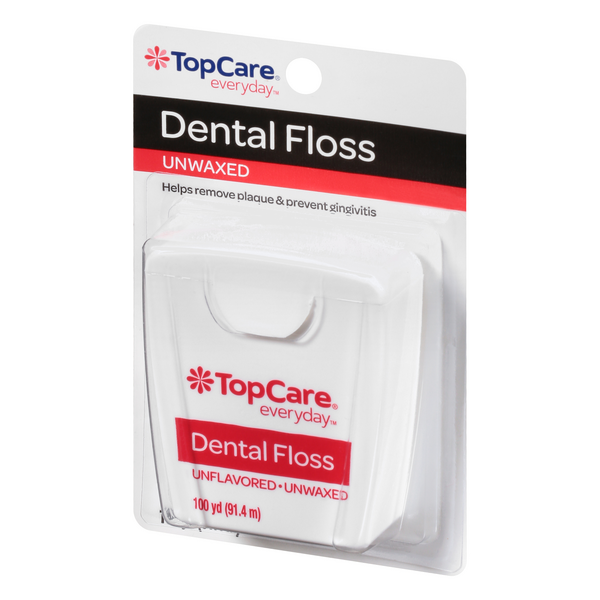 TopCare Everyday Unwaxed Unflavored Dental Floss | Hy-Vee Aisles Online ...