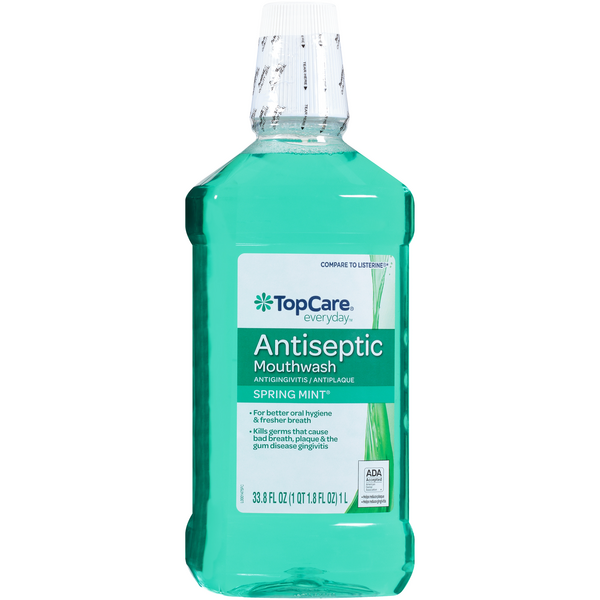 TopCare Spring Mint Antiseptic Mouth Rinse HyVee Aisles Online