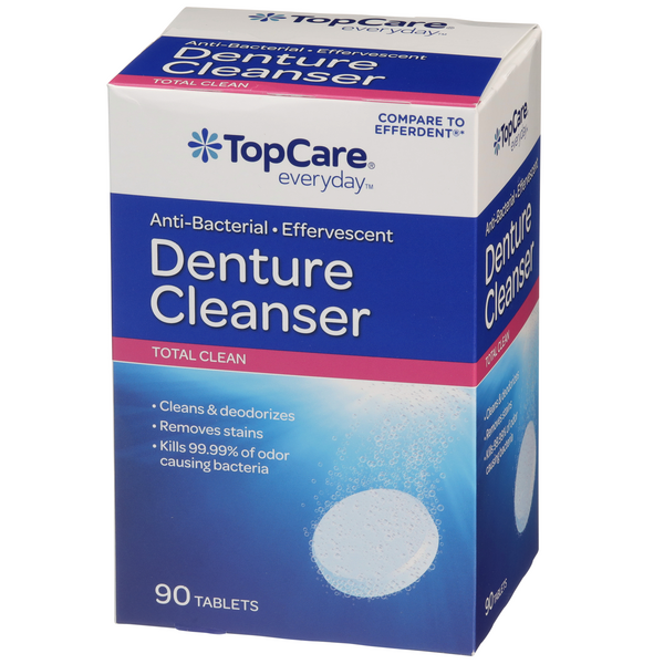 TopCare Denture Cleanser Tablets HyVee Aisles Online Grocery Shopping