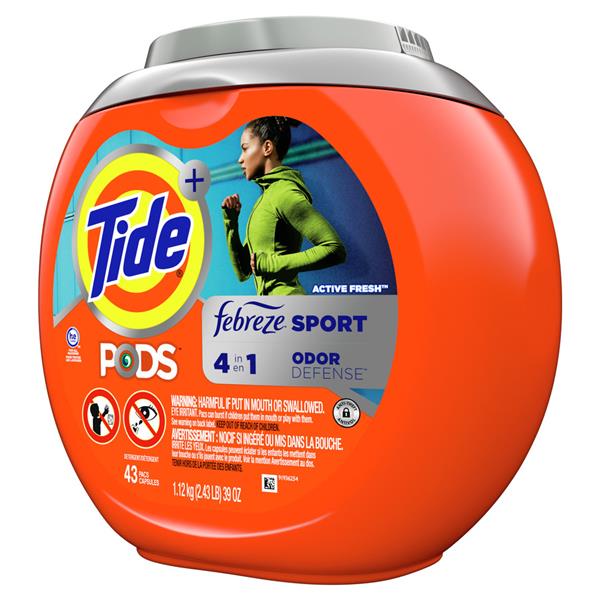 Tide Power Pods Sport with Febreze Freshness Odor Defense Liquid