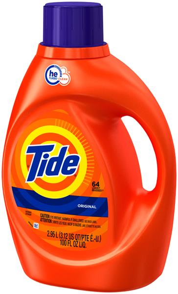 Tide Pod Scents: Tide HE Original Scent Liquid Laundry Detergent, 64 Load.