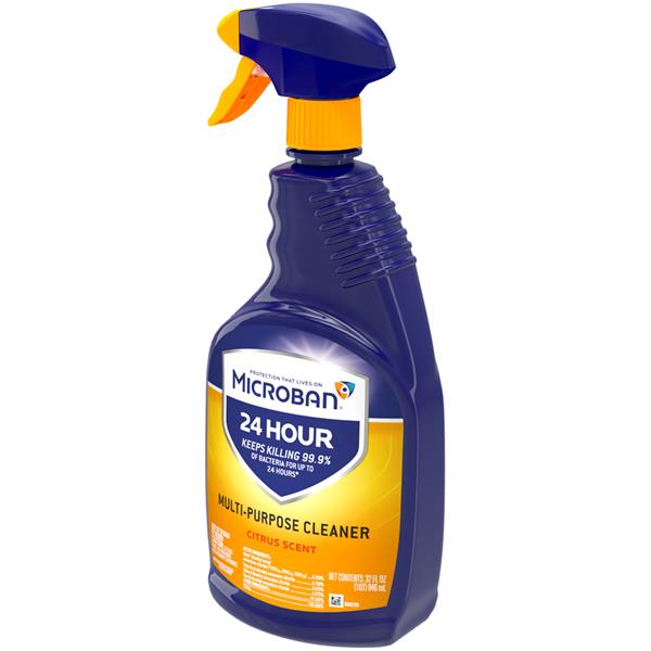 Microban 24 Hour MultiPurpose Cleaner and Disinfectant Spray, Citrus Scent HyVee Aisles