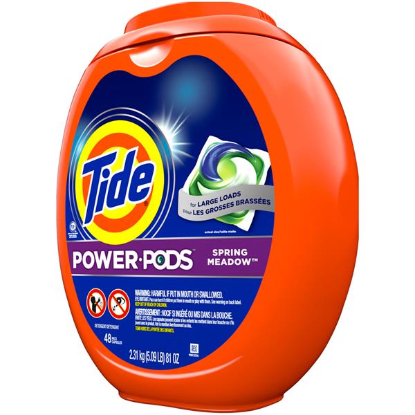 Tide Power Pods Laundry Detergent Pacs, Spring Meadow, 48Ct | Hy-Vee ...