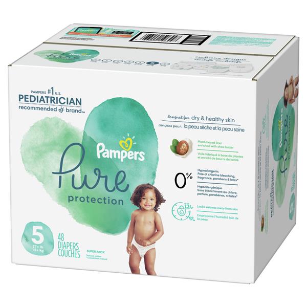 Pampers Pure Protection Diapers Size 5 HyVee Aisles Online Grocery