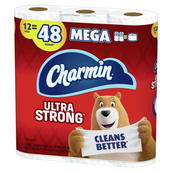 Charmin Ultra Strong Toilet Paper Mega Roll | Hy-Vee ...