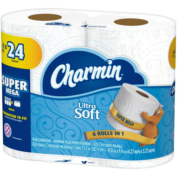 Charmin Ultra Soft Mega Roll Toilet Paper | Hy-Vee Aisles Online ...