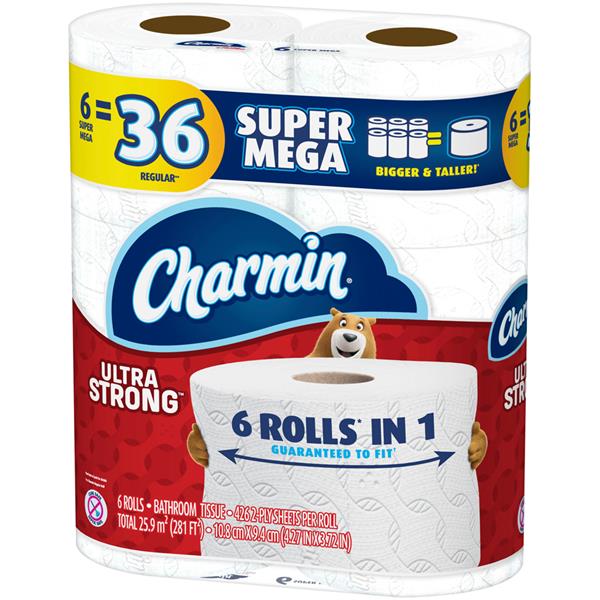 Charmin Ultra Strong Mega Roll Toilet Paper | Hy-Vee Aisles Online ...