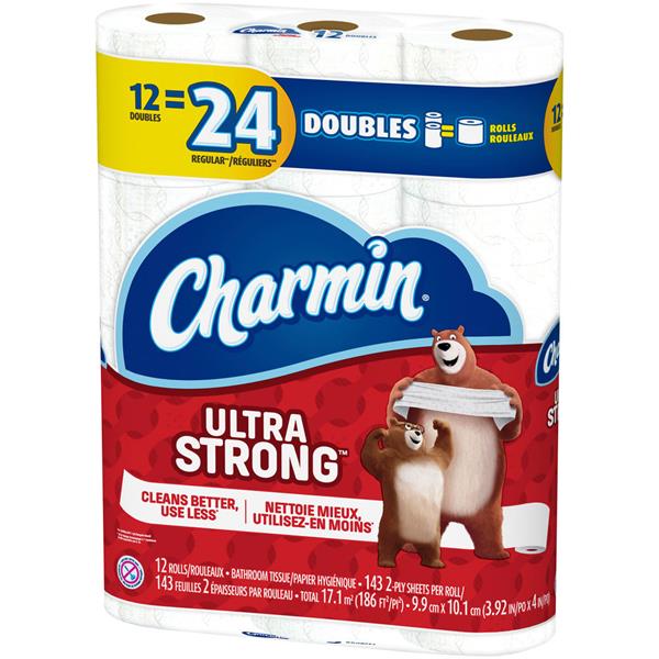Charmin Ultra Strong Toilet Paper Double Rolls Hy Vee Aisles Online