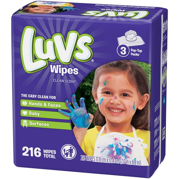 Luvs clean scent sales baby wipes