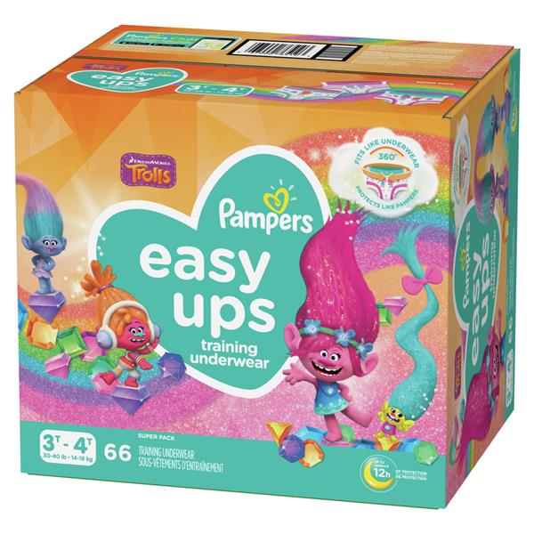 pampers easy ups size 3t 4t