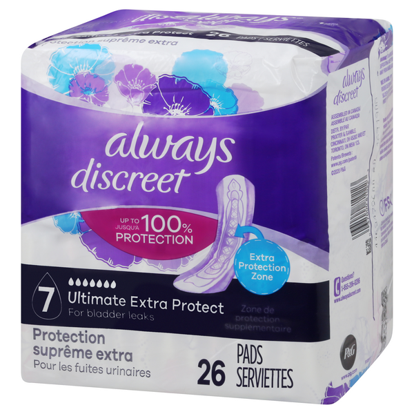 Always Discreet Ultimate Extra Protect Pads, 7