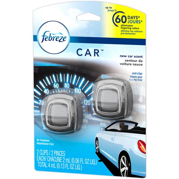 Febreze Car Vent Clip New Car Scent Air Freshener