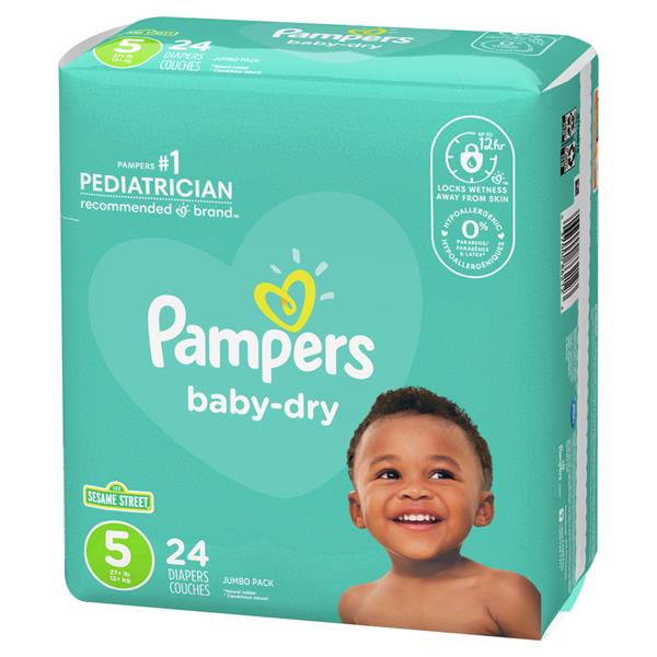 Pampers Baby Dry Size 5 Diapers | Hy-Vee Aisles Online Grocery Shopping