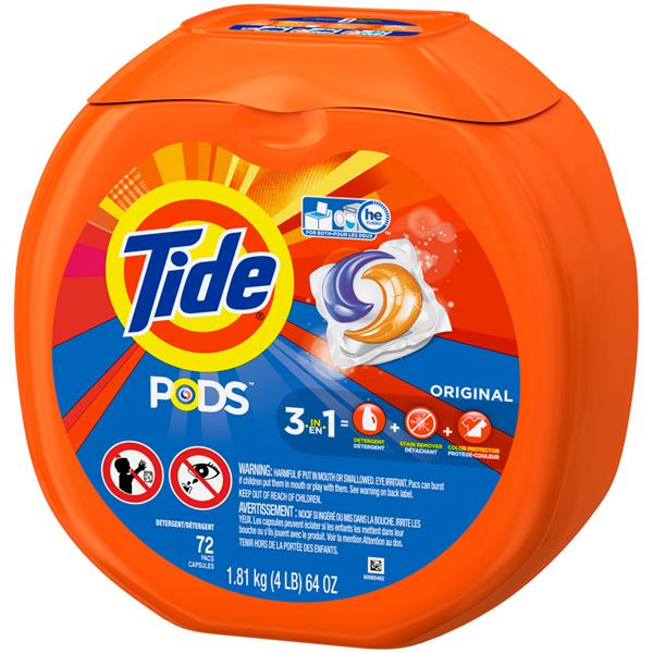 Tide Original Detergent Pods 72Ct HyVee Aisles Online Grocery Shopping