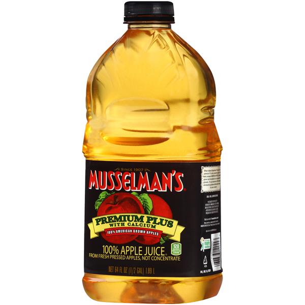 Musselman's® Premium 100% Apple Juice 128 Fl. Oz. Jug, Juice & Lemonade